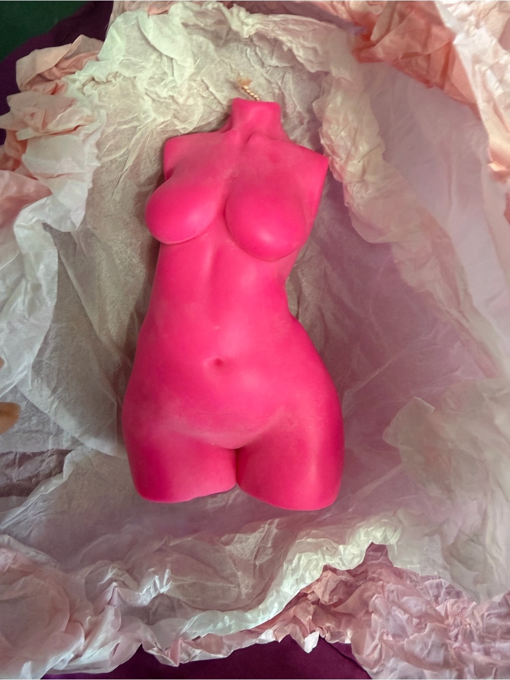 Caia Women's Pink Body-Shaped candle